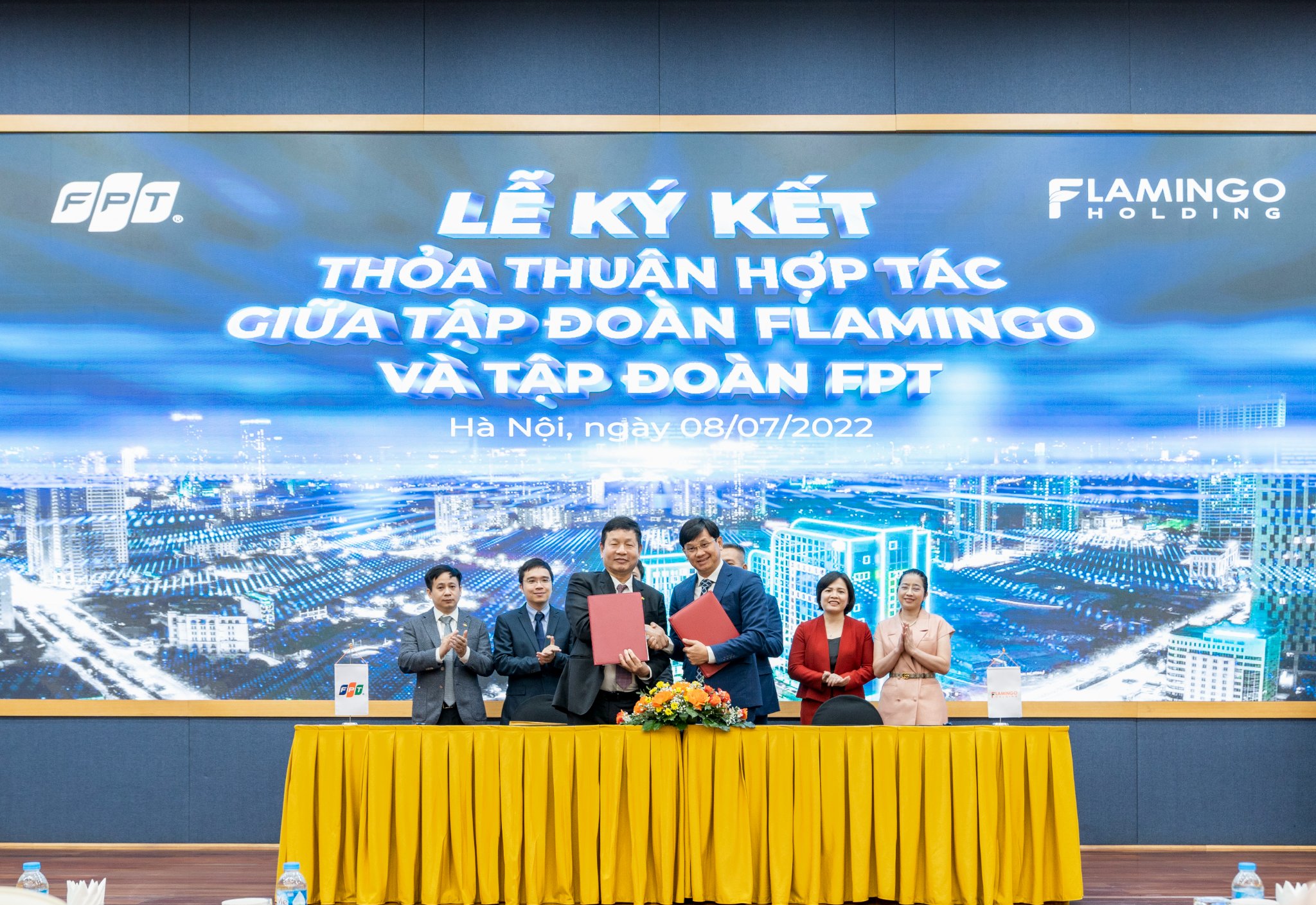 TẬP ĐOÀN FLAMINGO &TẬP ĐOÀN FPT KÝ KẾT HỢP TÁC TOÀN DIỆN 